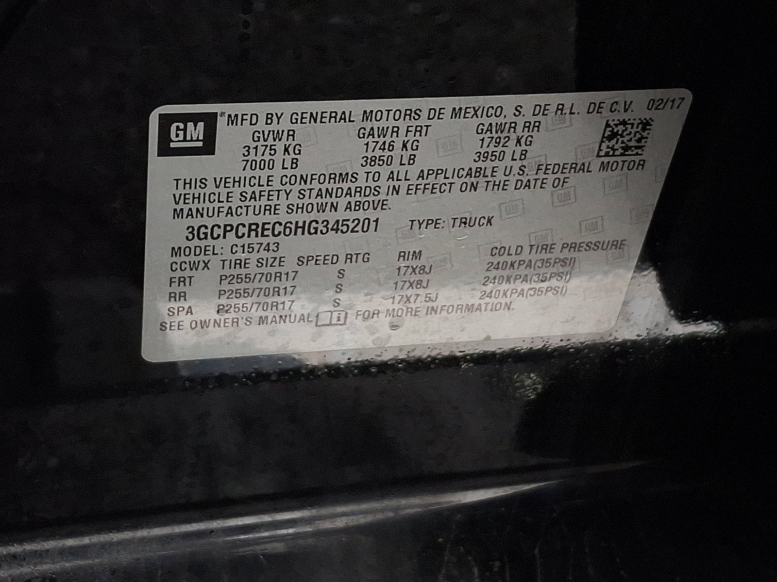 2017 Chevrolet Silverado 1500 LT