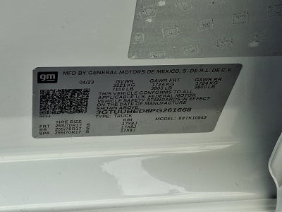 2023 GMC Sierra 1500 SLE