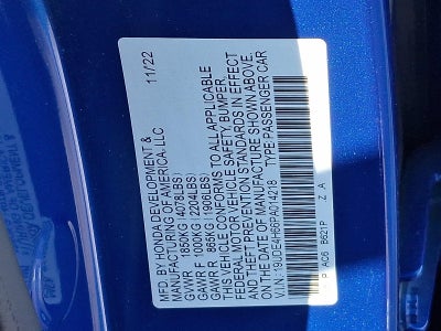 2023 Acura Integra CVT w/A-Spec Technology Package