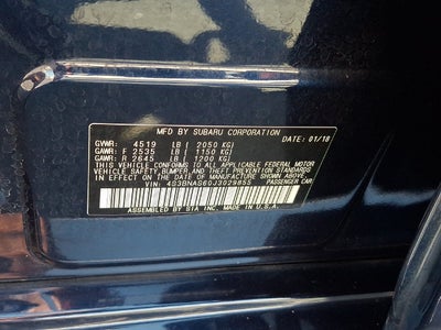 2018 Subaru Legacy 2.5i Sport
