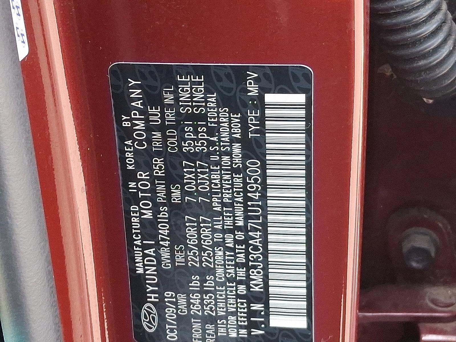 2020 Hyundai TUCSON Value AWD