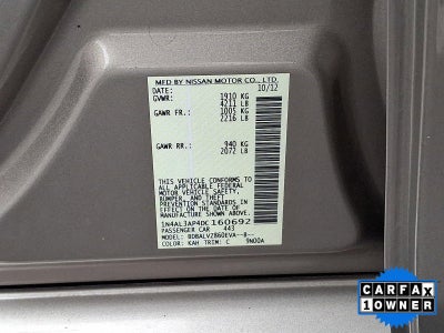 2013 Nissan Altima 4dr Sdn I4 2.5 SL *Ltd Avail*