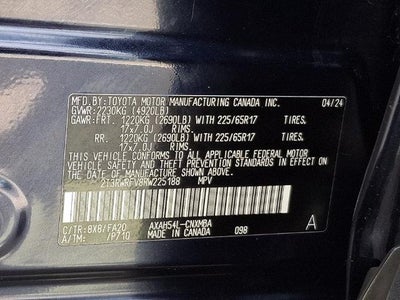 2024 Toyota RAV4 Hybrid XLE AWD (Natl)