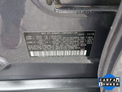 2020 Subaru Outback Limited CVT