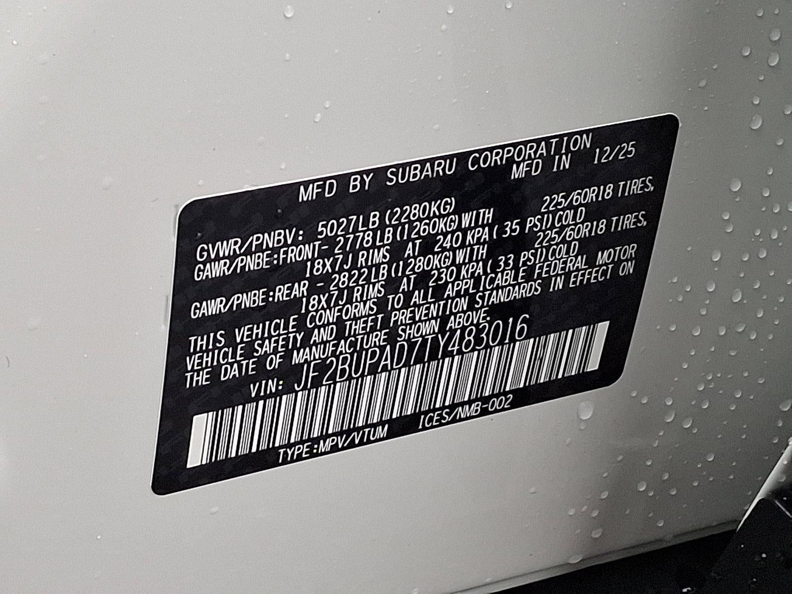 2026 Subaru Outback Premium AWD