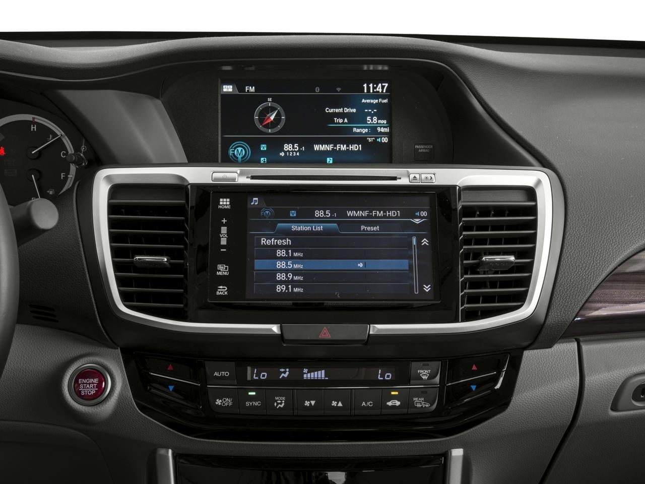 2016 Honda Accord Sedan EX-L CVT PZEV