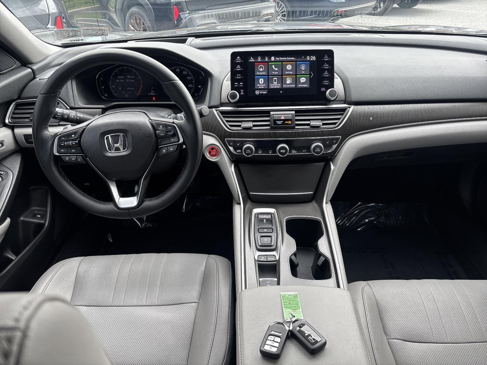 2019 Honda Accord Sedan Touring 2.0T Automatic