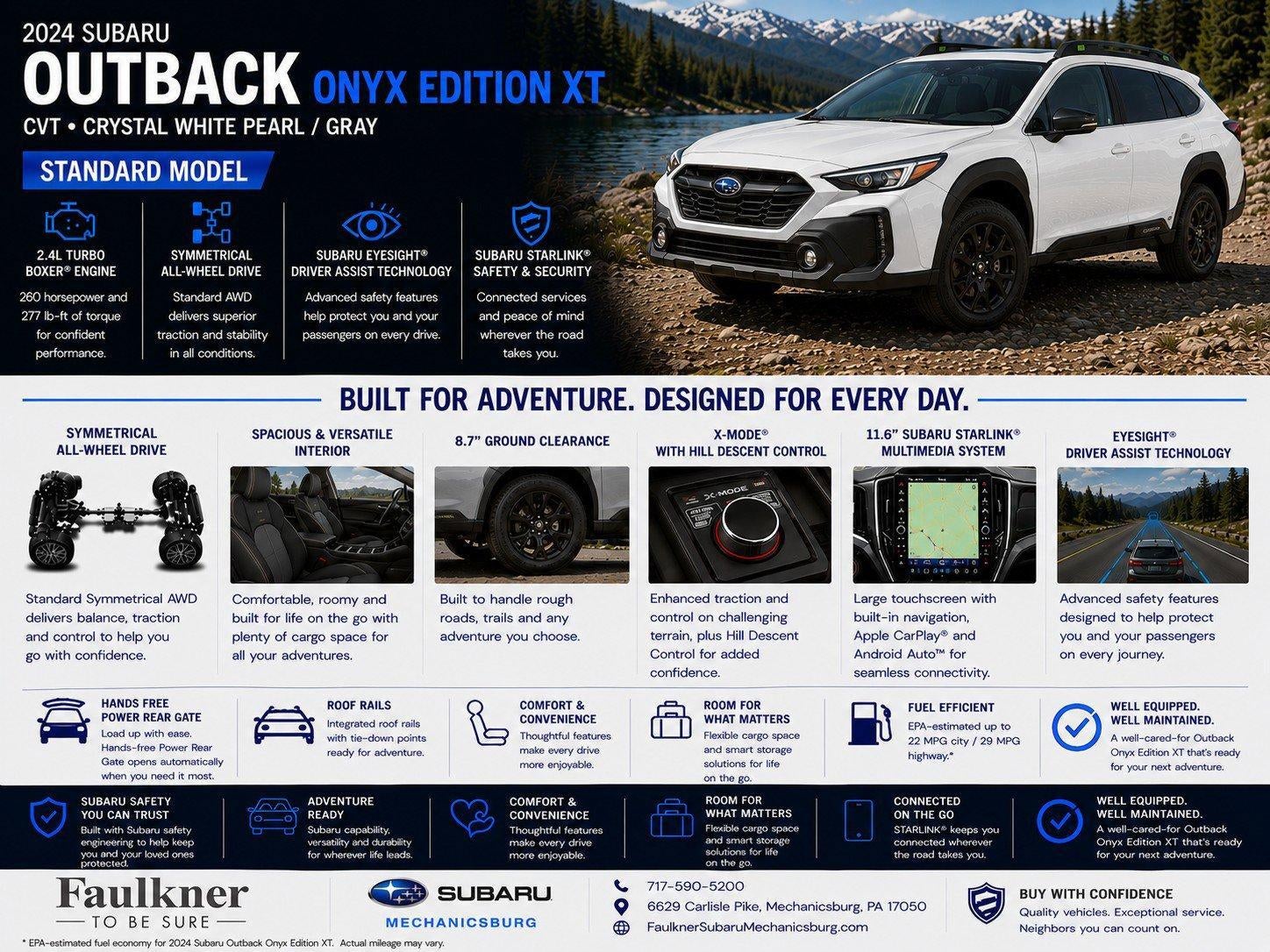 2024 Subaru Outback Onyx Edition XT AWD