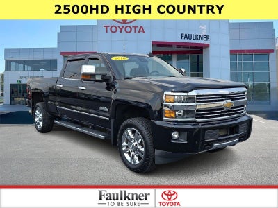 2016 Chevrolet Silverado 2500 HD Crew Cab Standard Box 4-Wheel Drive High Country