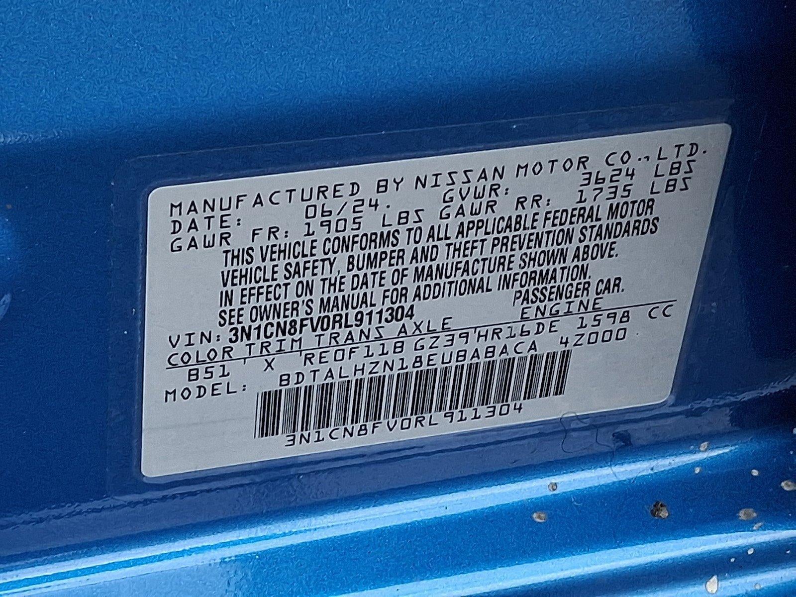 2024 Nissan Versa SR CVT
