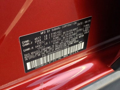 2025 Subaru Crosstrek Wilderness AWD