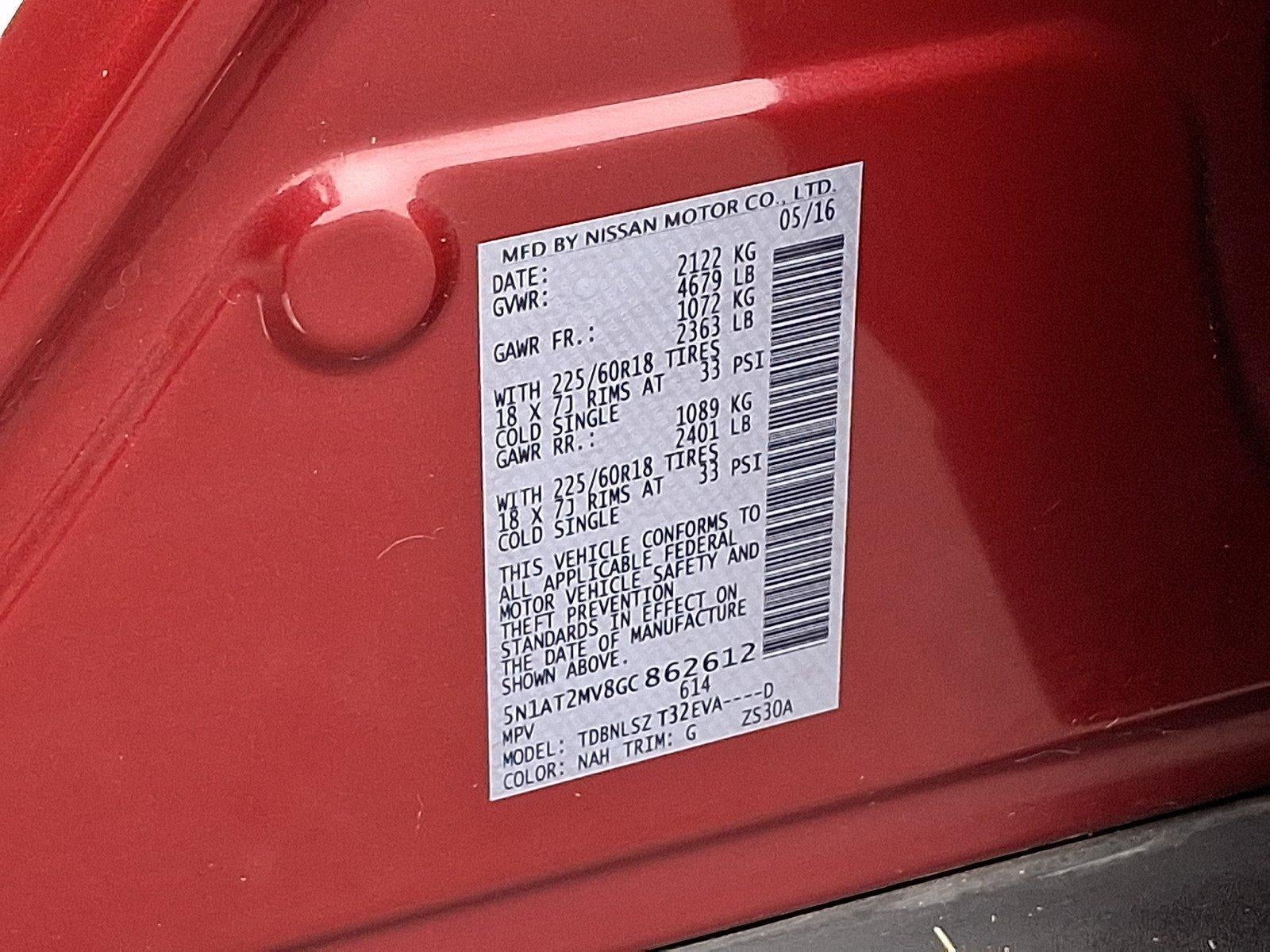 2016 Nissan Rogue AWD 4dr SL