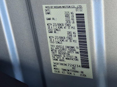 2022 Nissan Rogue AWD SV