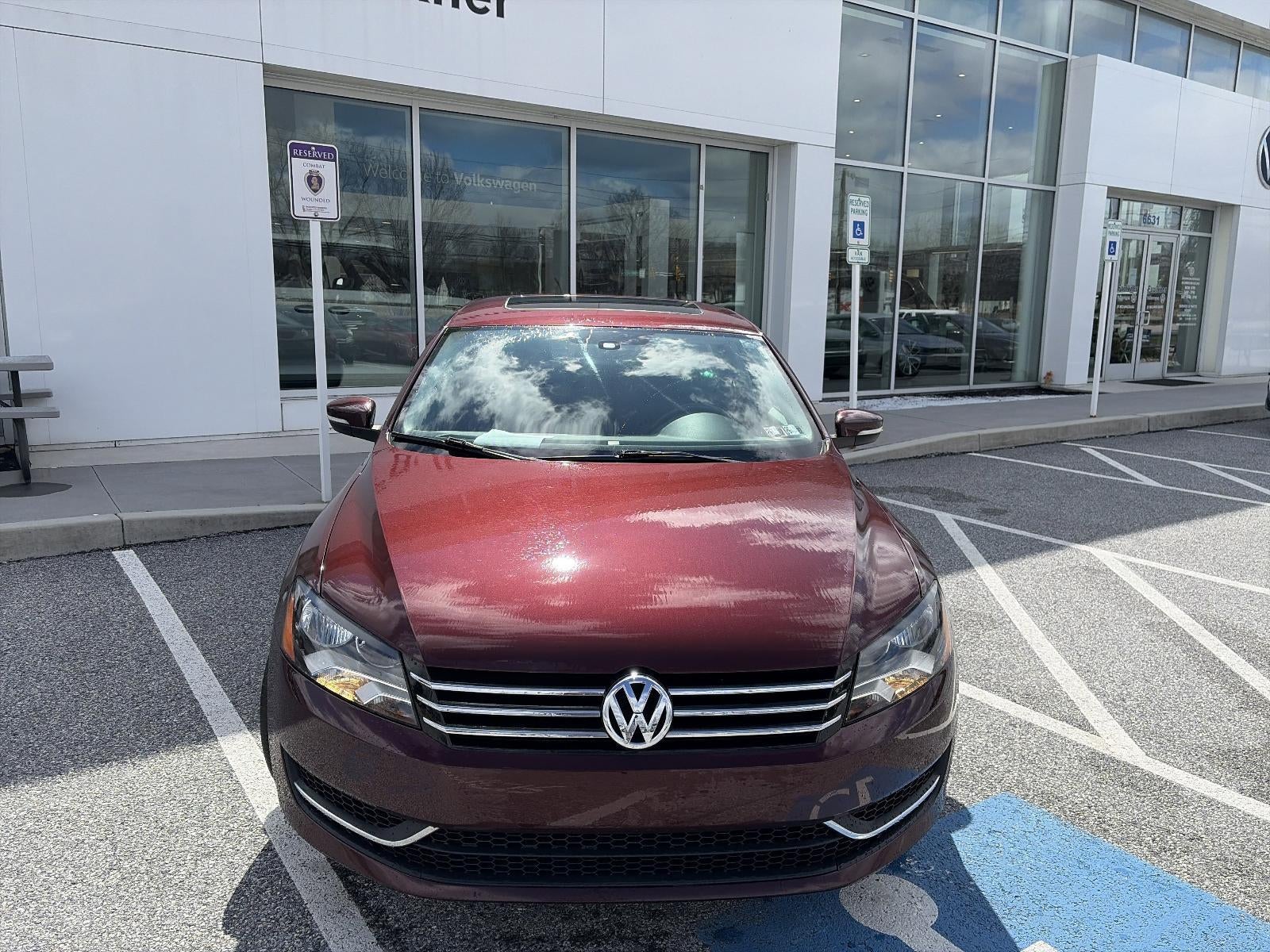 2013 Volkswagen Passat 4dr Sdn 2.5L Auto SE PZEV