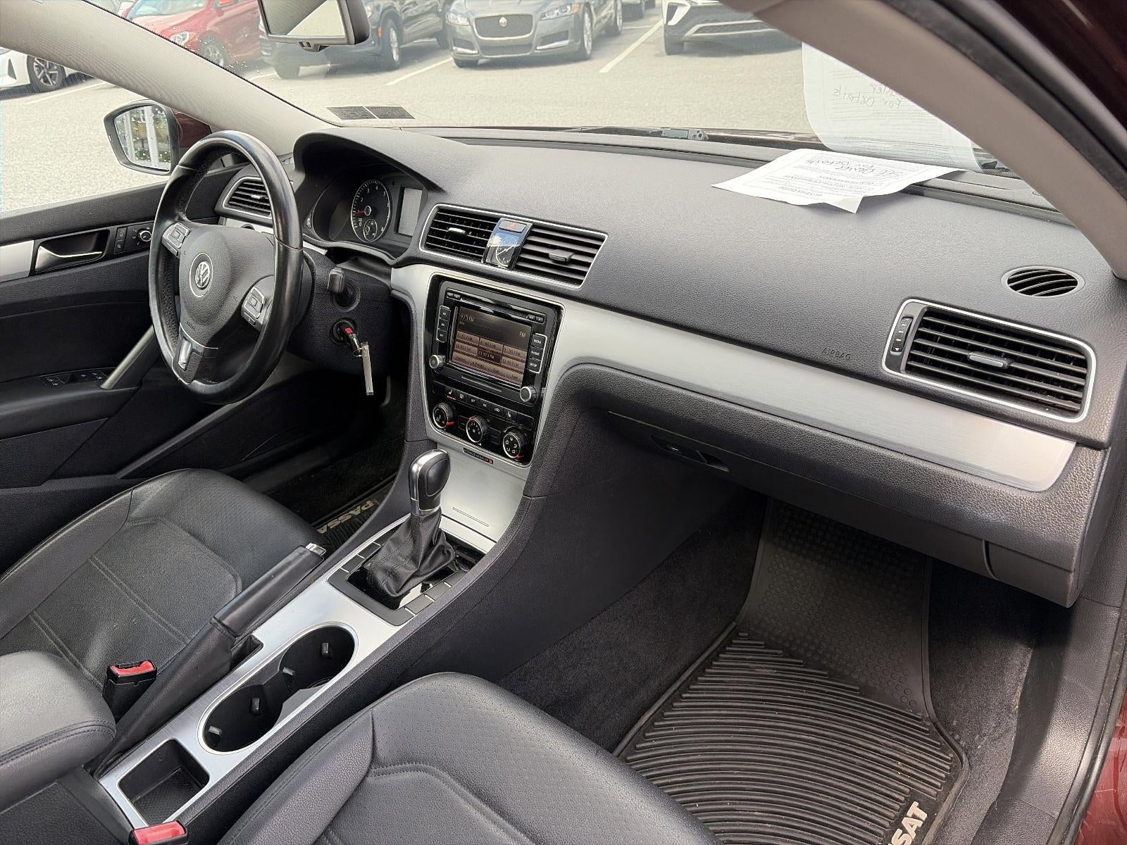 2013 Volkswagen Passat 4dr Sdn 2.5L Auto SE PZEV