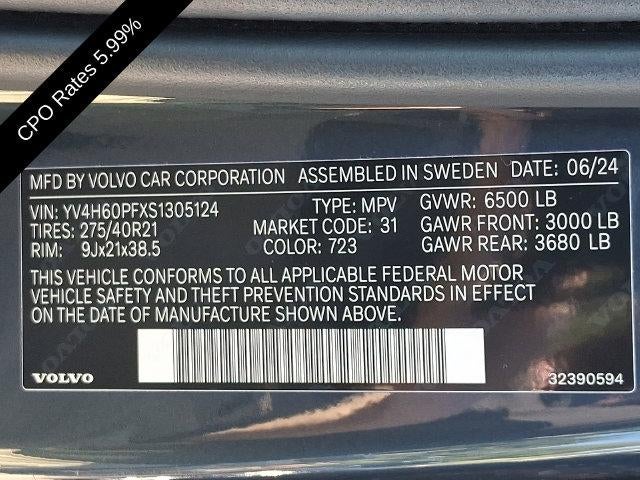 2025 Volvo XC90 Plug-In Hybrid T8 AWD Ultra 7-Seater