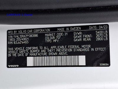 2023 Volvo XC60 B5 AWD Ultimate Bright Theme