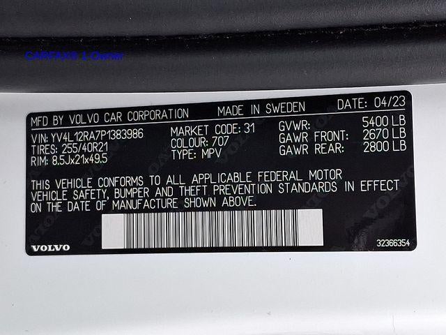 2023 Volvo XC60 B5 AWD Ultimate Bright Theme