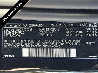 2023 Volvo XC60 B5 AWD Plus Bright Theme