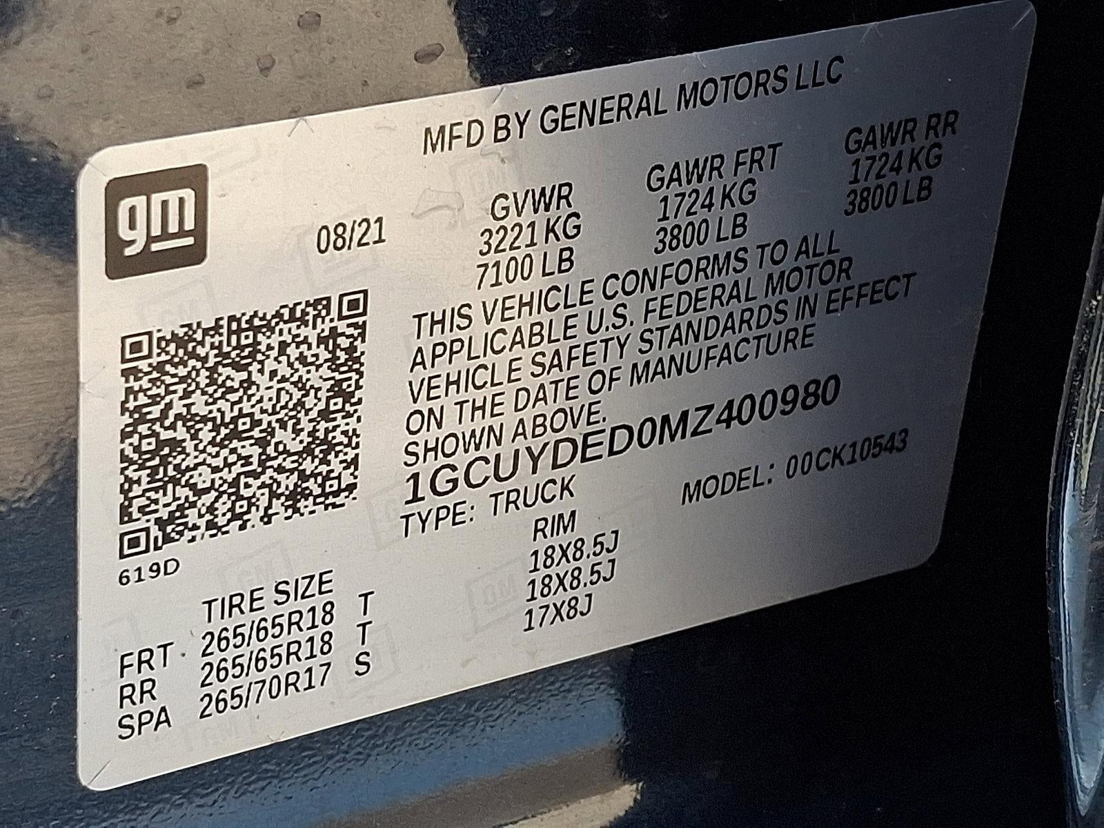 2021 Chevrolet Silverado 1500 Crew Cab Short Box 4-Wheel Drive LT