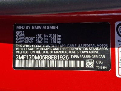 2024 BMW M2 M2 Coupe