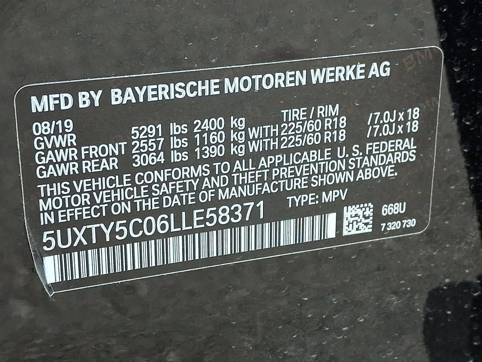 2020 BMW X3 xDrive30i Sports Activity Vehicle