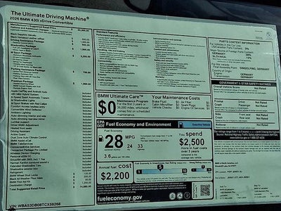 2026 BMW 430i xDrive Convertible