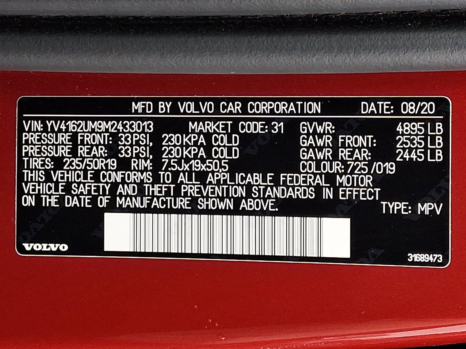 2021 Volvo XC40 T5 AWD R-Design