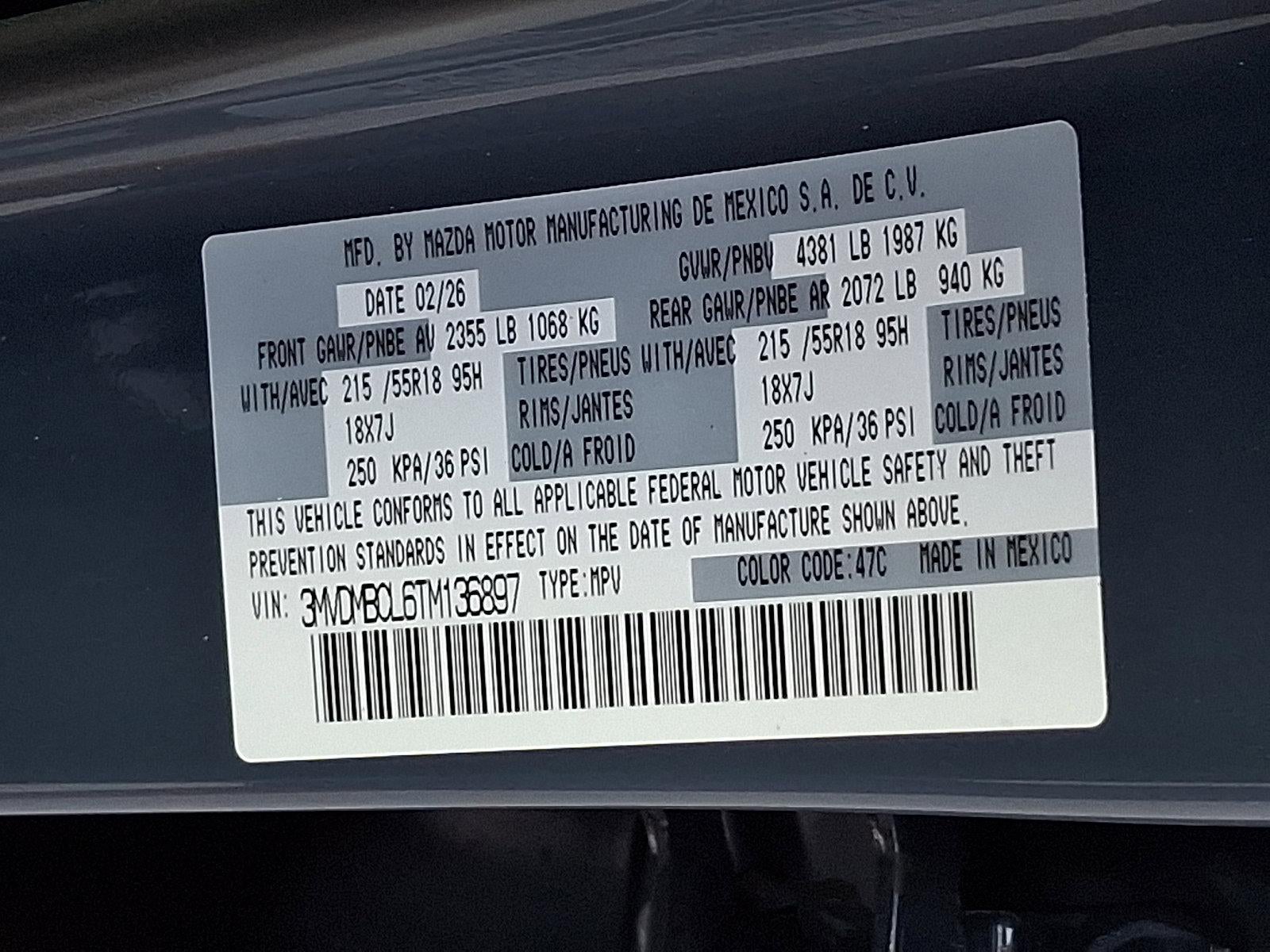 2026 Mazda Mazda CX-30 2.5 S Carbon Edition AWD