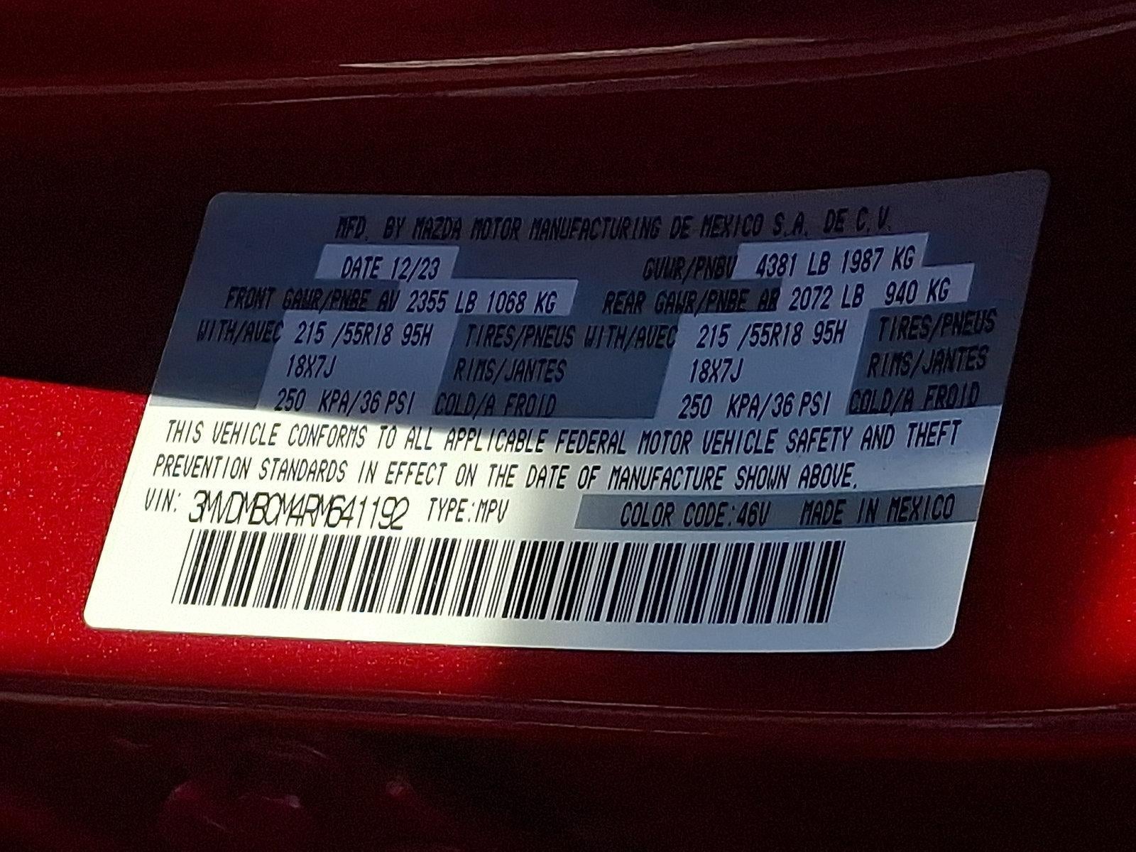 2024 Mazda Mazda CX-30 2.5 S Preferred Package AWD