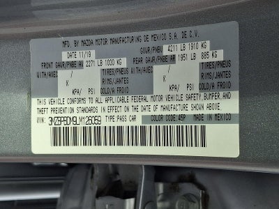 2020 Mazda Mazda3 Sedan Preferred Package AWD