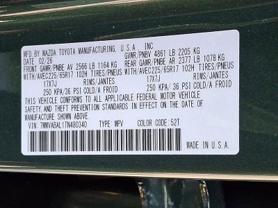 2026 Mazda Mazda CX-50 2.5 S Select Package AWD