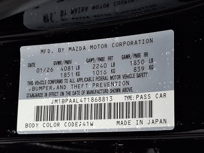 2026 Mazda Mazda3 Sedan 2.5 S