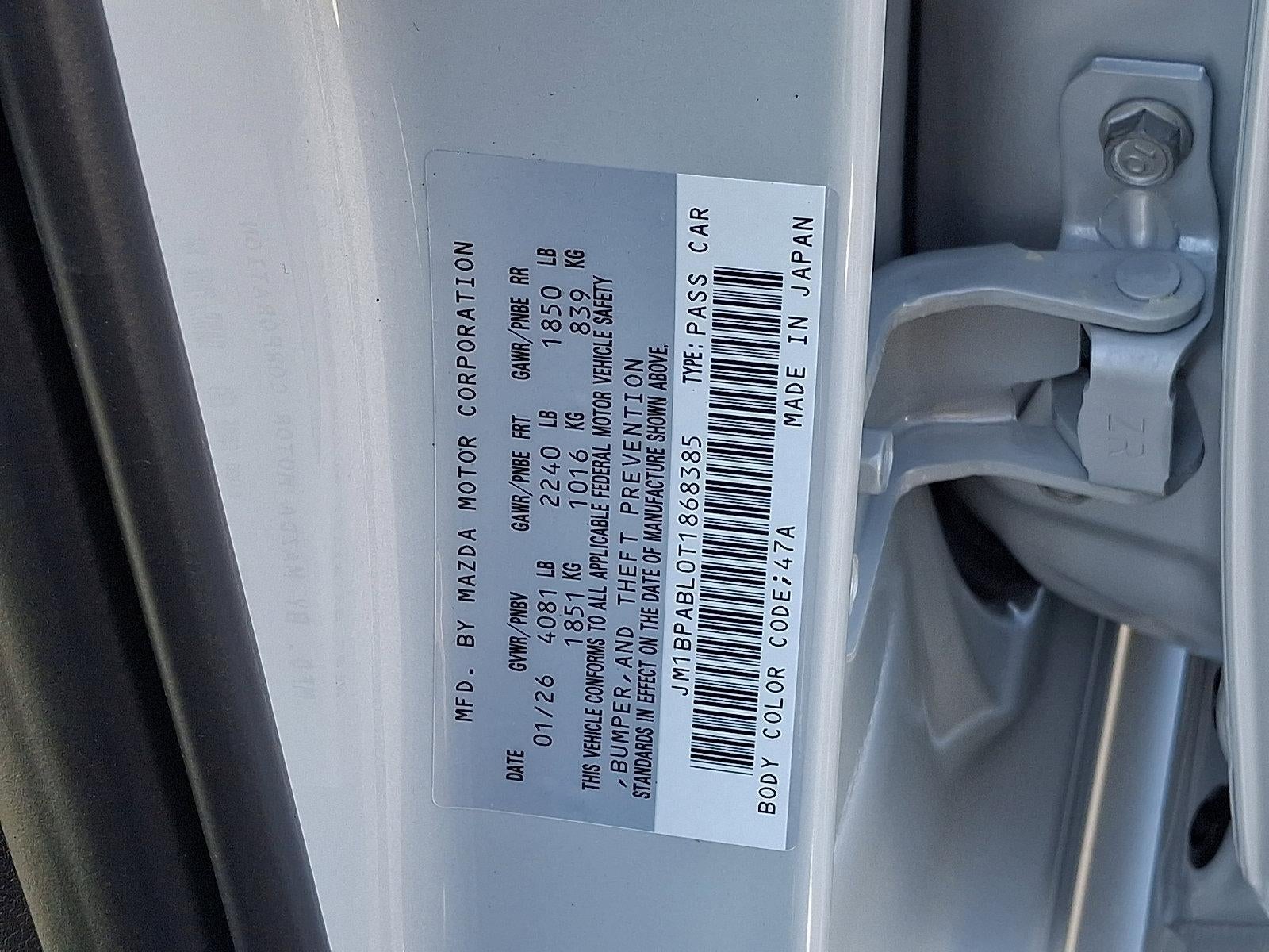 2026 Mazda Mazda3 Sedan 2.5 S Select Sport FWD