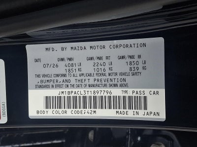 2026 Mazda Mazda3 Sedan 2.5 S Preferred FWD