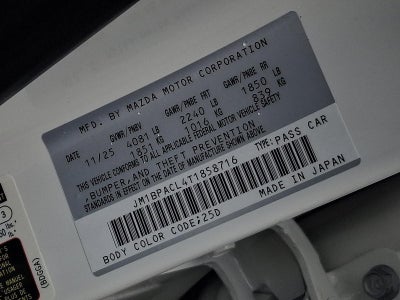 2026 Mazda Mazda3 Sedan 2.5 S Preferred FWD