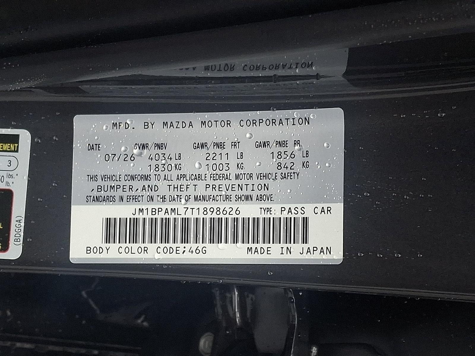 2026 Mazda Mazda3 Hatchback 2.5 S Premium Manual FWD