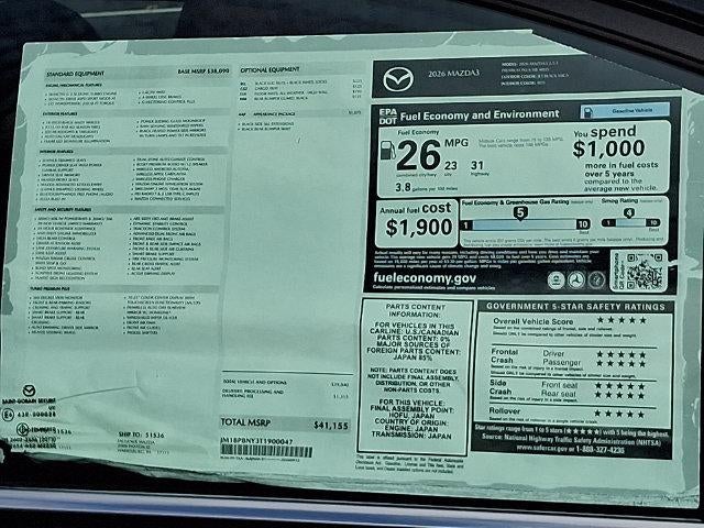 2026 Mazda Mazda3 Hatchback 2.5 Turbo Premium Plus Auto AWD