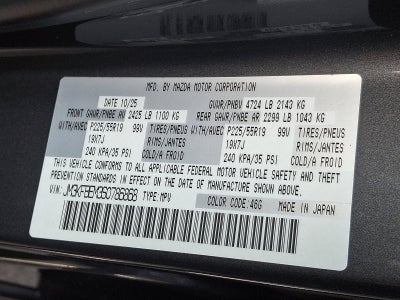 2025 Mazda Mazda CX-5 2.5 S Premium Plus Package AWD