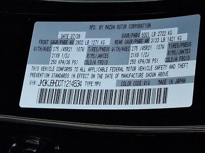 2026 Mazda Mazda CX-70 3.3 Turbo Preferred AWD
