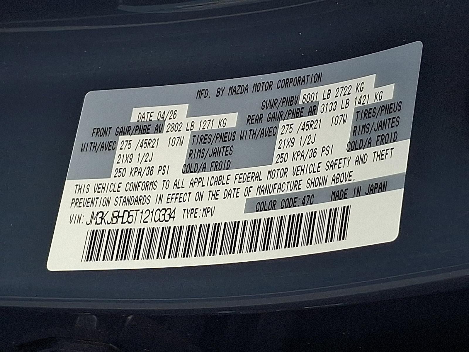 2026 Mazda Mazda CX-70 3.3 Turbo Preferred AWD