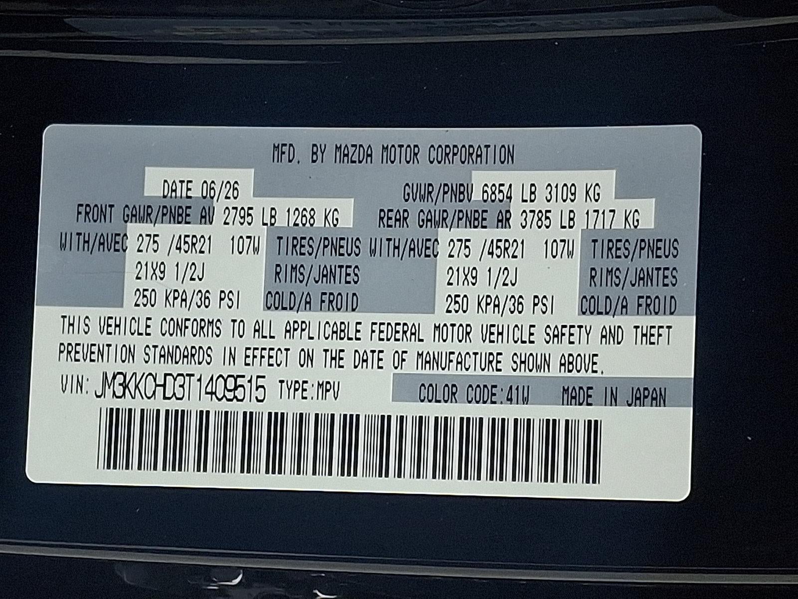 2026 Mazda Mazda CX-90 3.3 Turbo Premium Sport