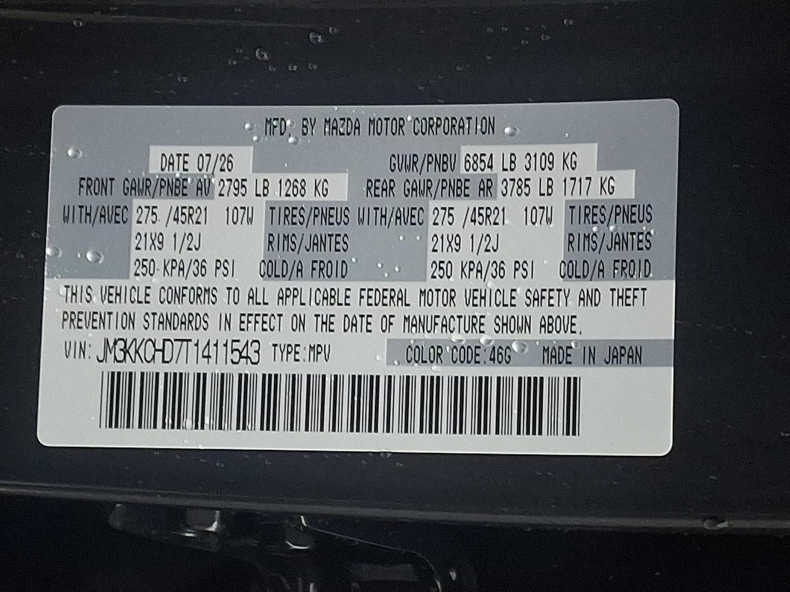 2026 Mazda Mazda CX-90 3.3 Turbo Premium Sport