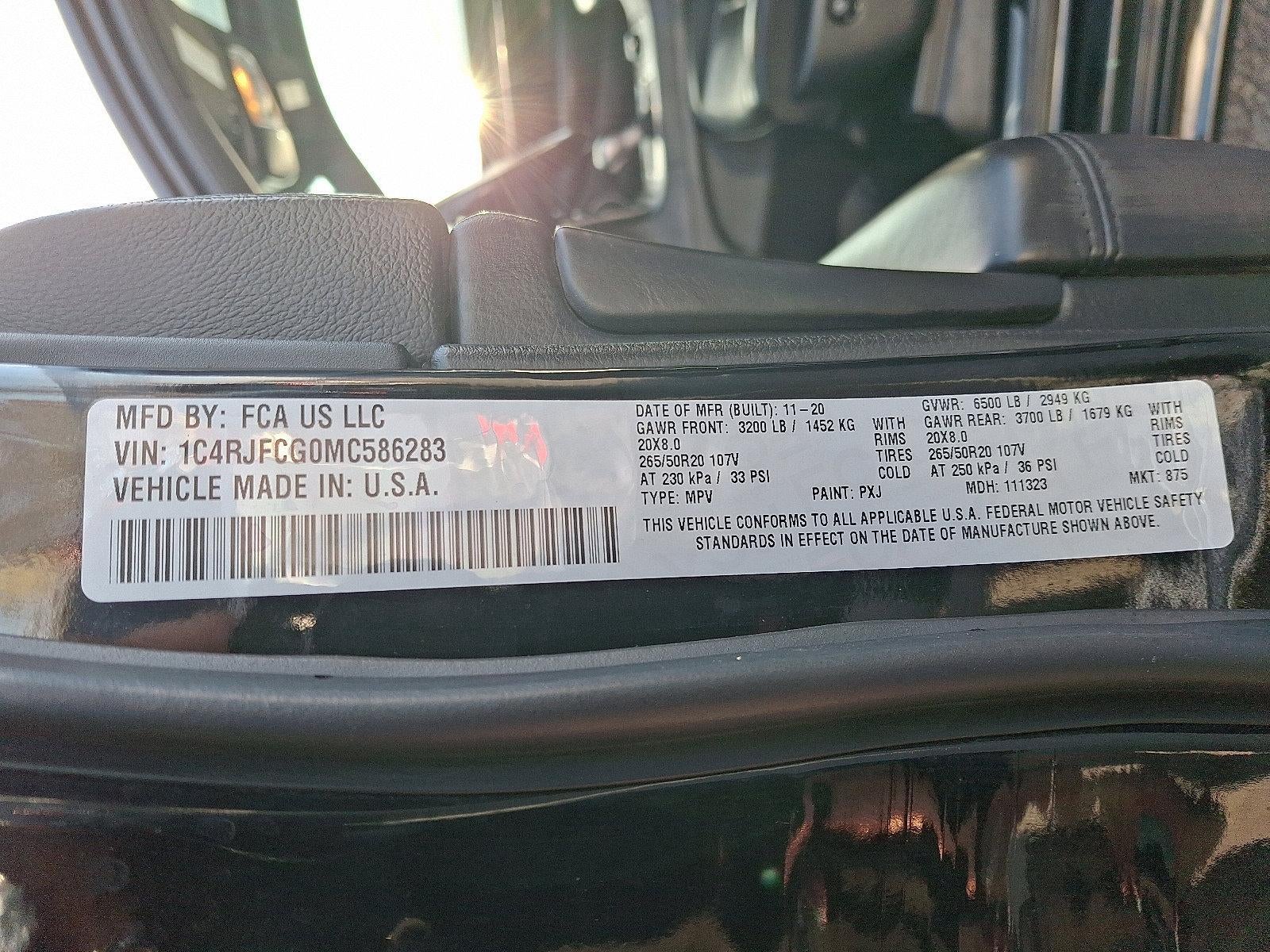 2021 Jeep Grand Cherokee High Altitude 4x4