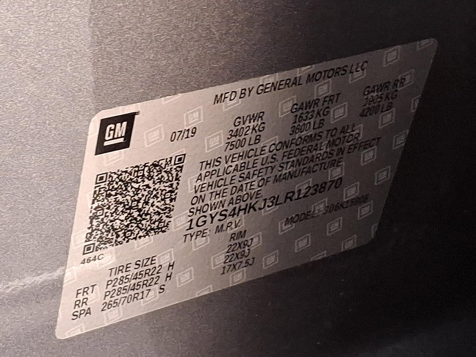 2020 Cadillac Escalade ESV 4WD Luxury