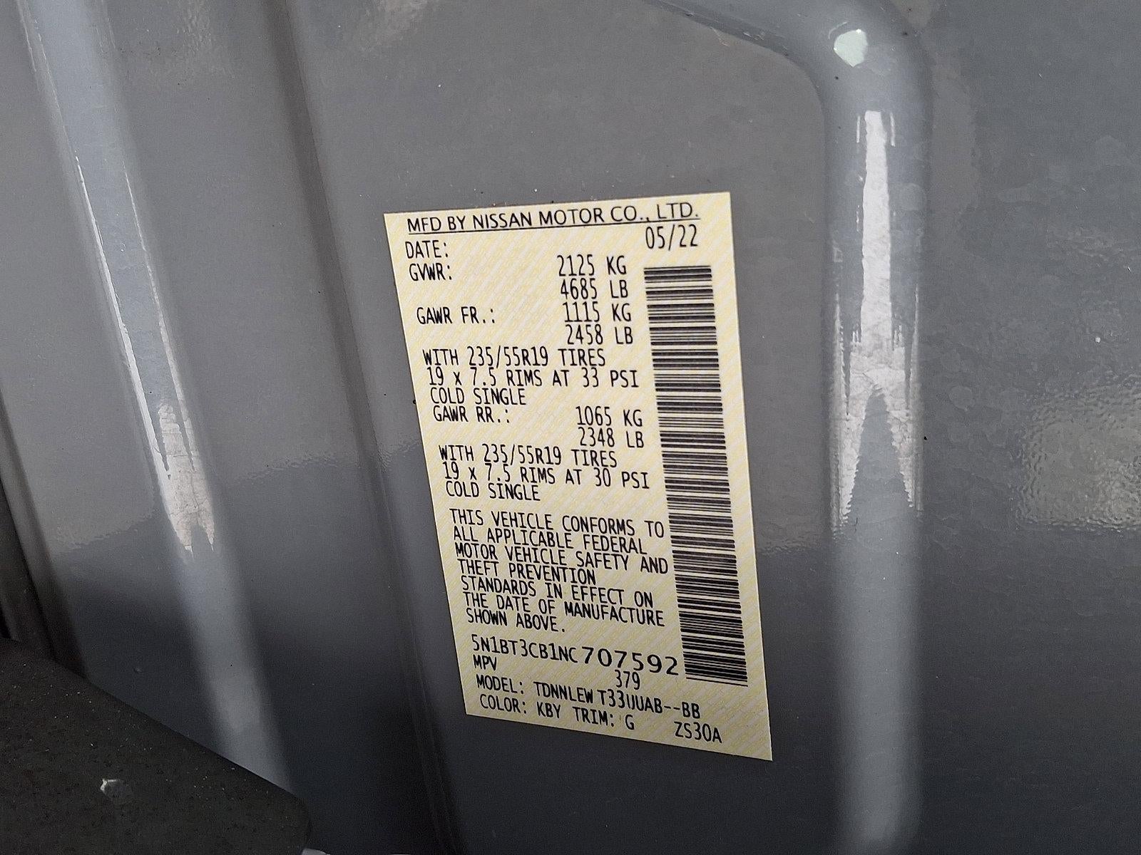 2022 Nissan Rogue AWD SL