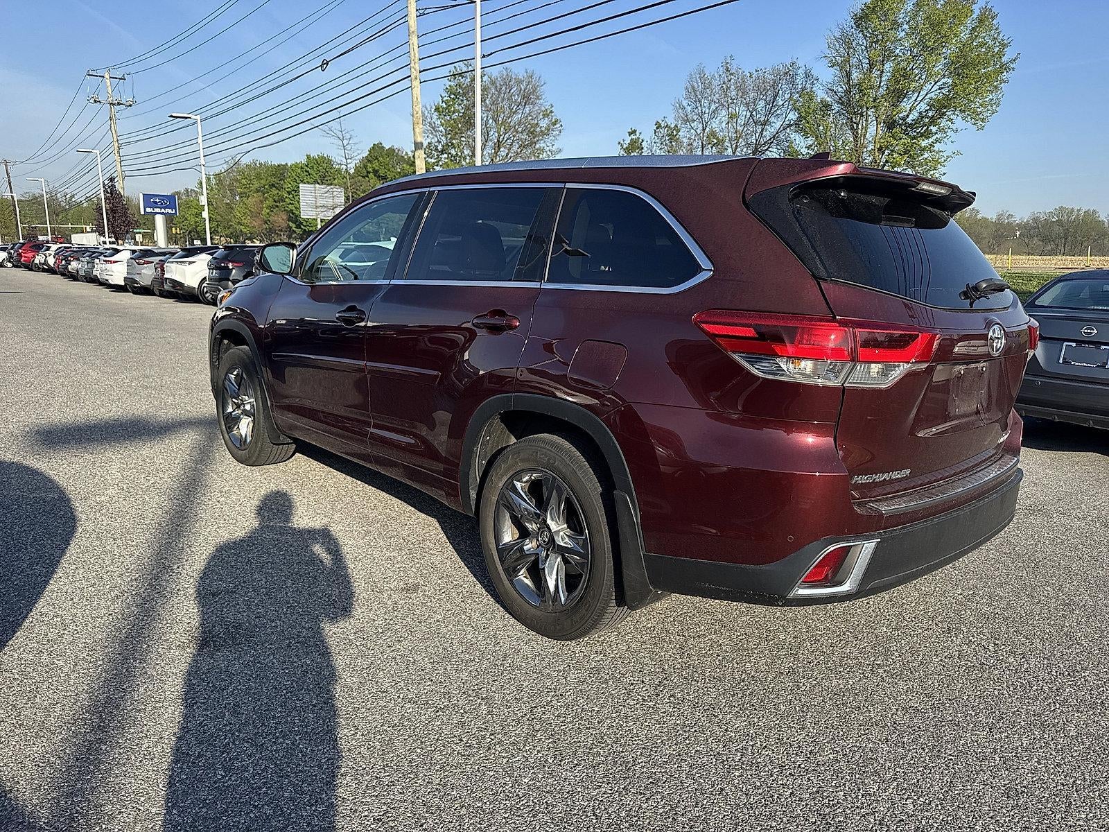 2019 Toyota Highlander Limited V6 AWD (Natl)