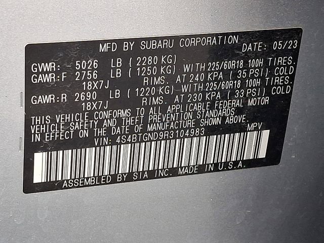 2024 Subaru Outback Limited XT