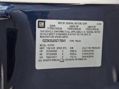 2009 Chevrolet Silverado 1500 Extended Cab Standard Box 4-Wheel Drive LT