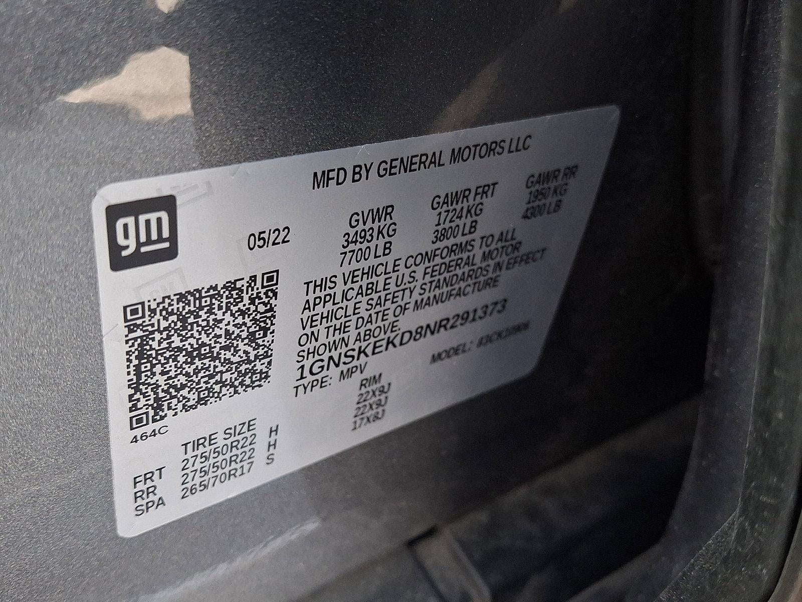 2022 Chevrolet Suburban 4WD RST